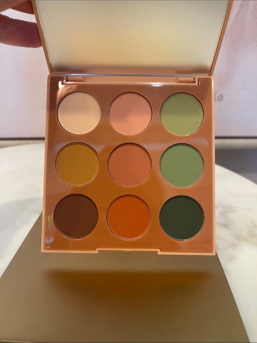 NIB Morphe Matte Essentials 9B Peach Brown Eyeshadow Palette